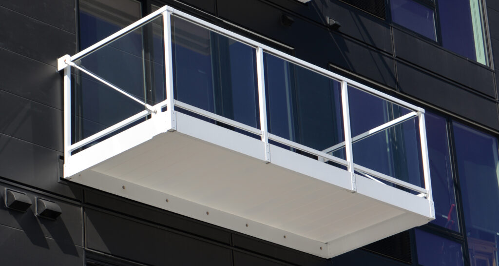 levante aluminum balcony pure white